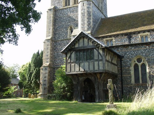 Radwinter Church porch