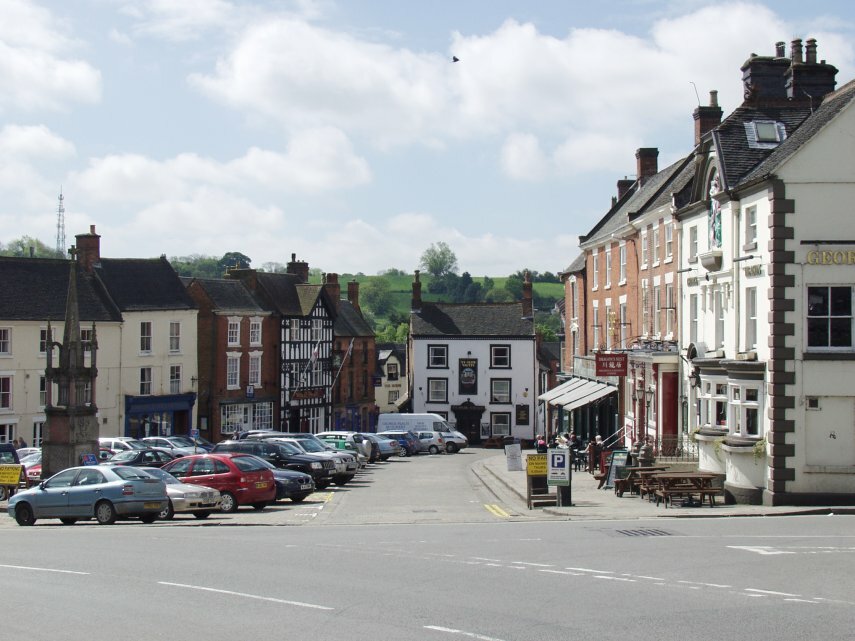 The Market Square, Ashbourne, Derbyshire, England, Great Britain