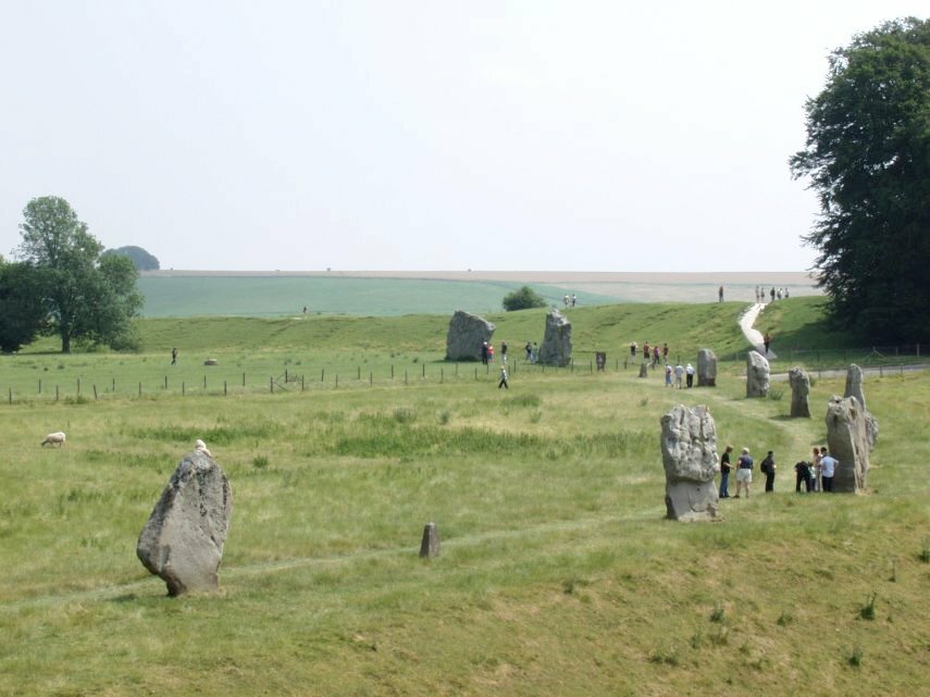 Part of the Stone Circle, Avebury, Wiltshire, England, Great Britain