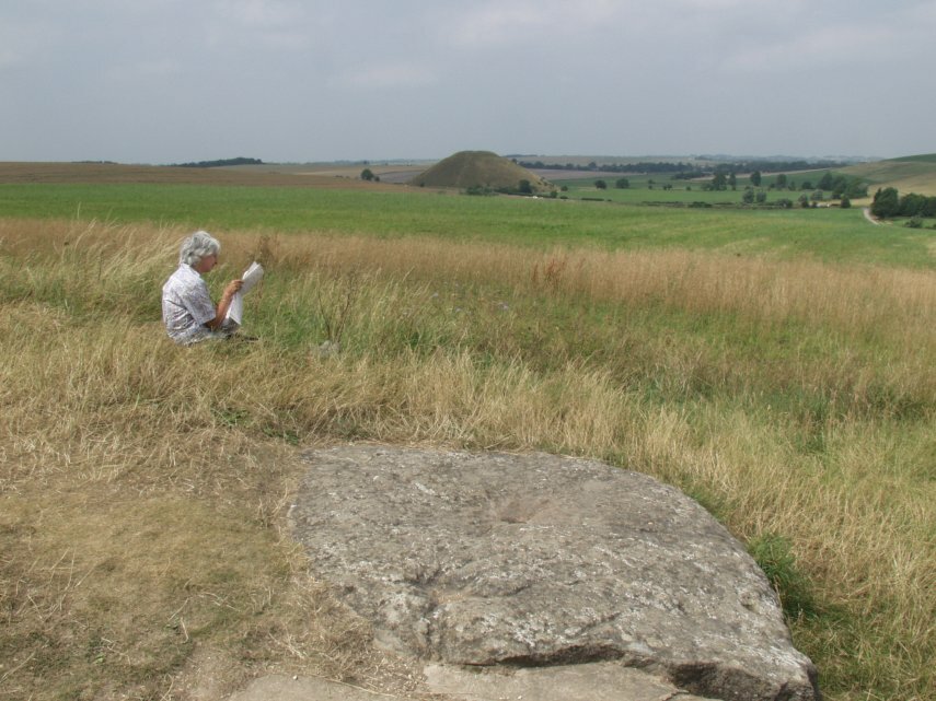 On West Kennett Long Barrow, Avebury, Wiltshire, England, Great Britain