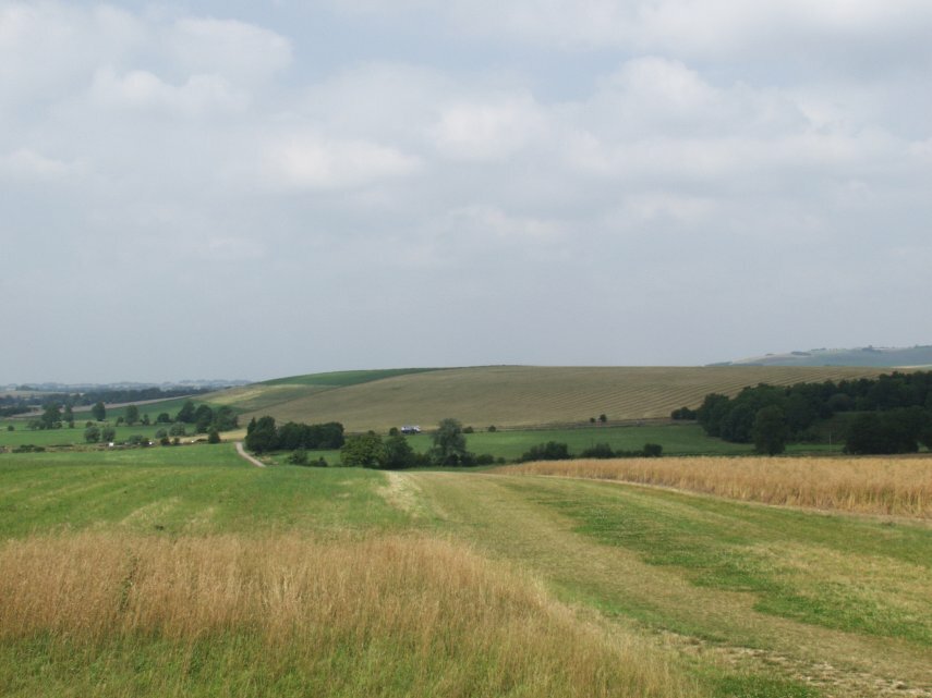 View in Pewsey Vale, Avebury, Wiltshire, England - Countryside