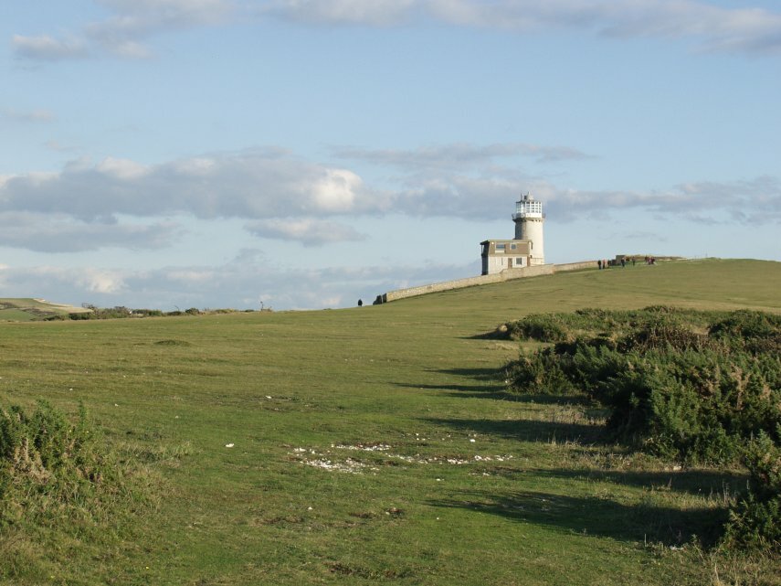 The Belle Tout Lighthouse, Birling Gap, Sussex, England, Great Britain