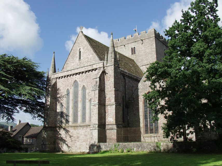 Picture of Brecon Cathedral, Brecon, Brecknockshire, South Wales