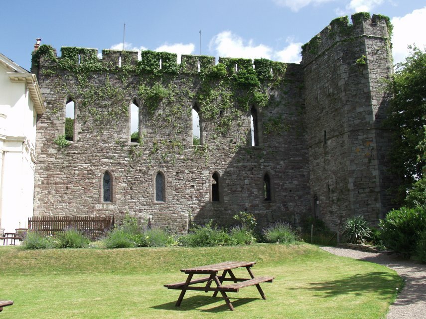 Castles - Scene showing Brecon Castle