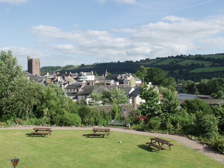 The town of Brecon.