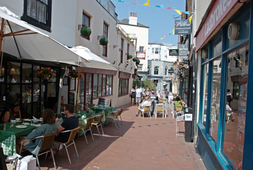 The Lanes, Brighton, Sussex, England, Great Britain
