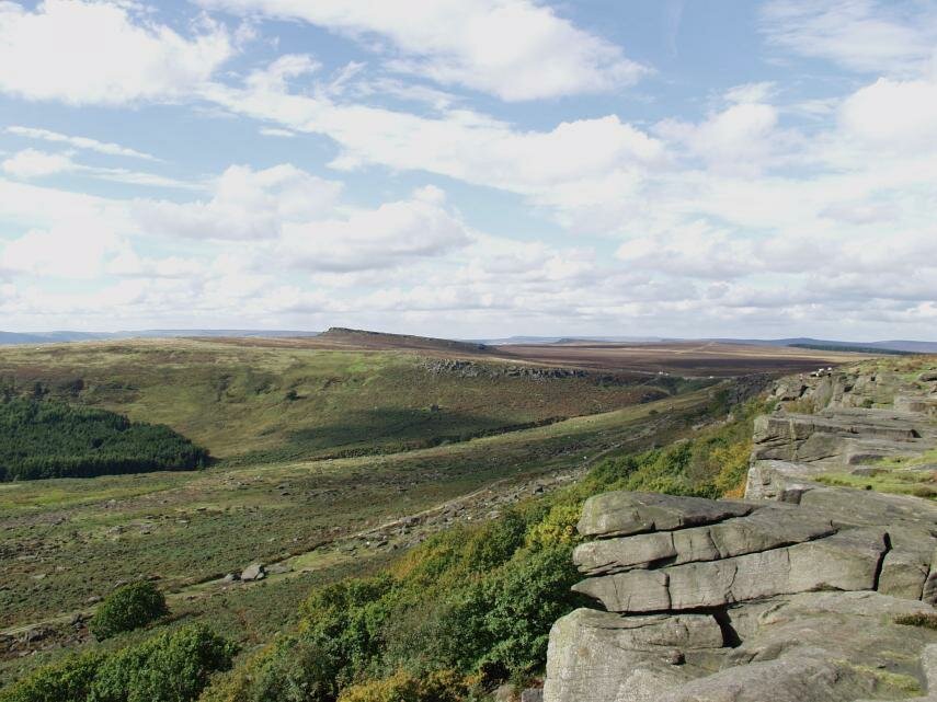 Burbage Edge and Hallam Moor, Derbyshire, England, Great Britain