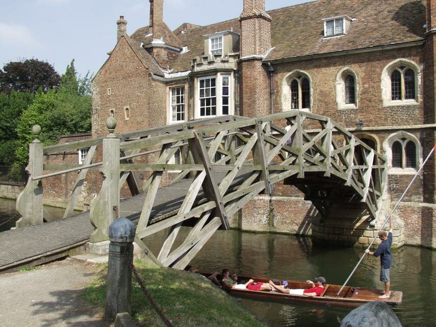 The Mathmatical Bridge, Queens' College, Cambridge, Cambridgeshire, England