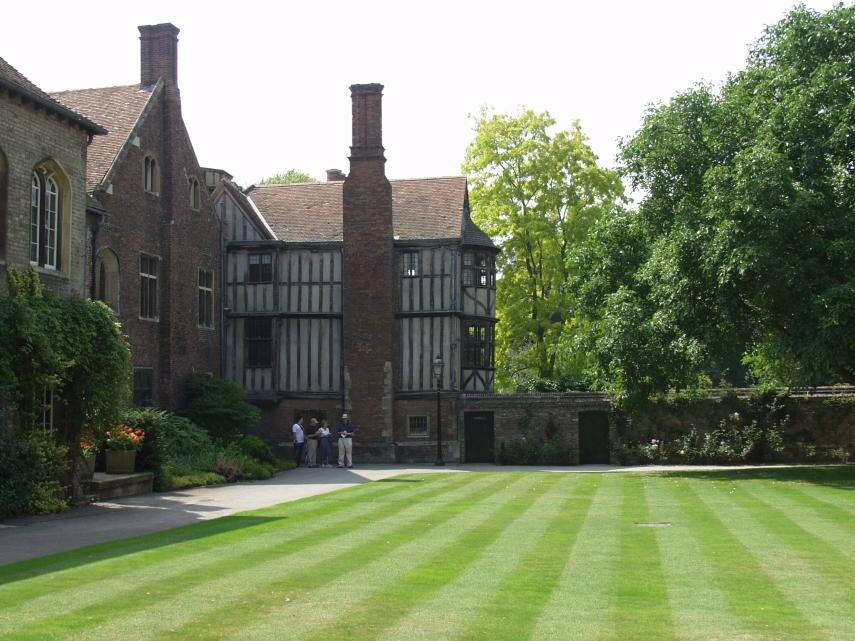 Walnut Tree Court, Queens College, Cambridge, Cambridgeshire, England, Great Britain