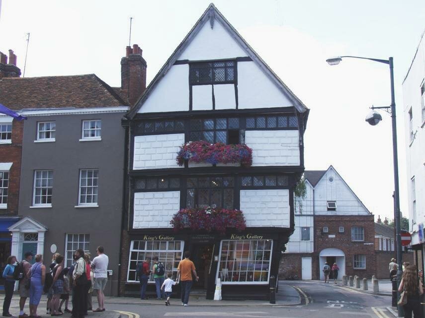 A 17th Century Timber-Framed House, Canterbury, Kent, England, Great Britain