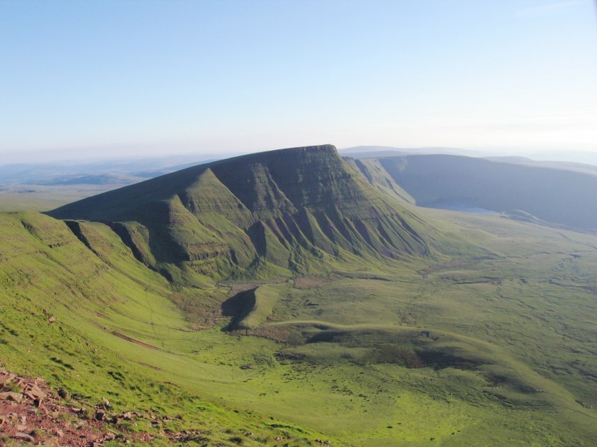 Picws Du, Black Mountain, Brecon, Brecknockshire, Wales.