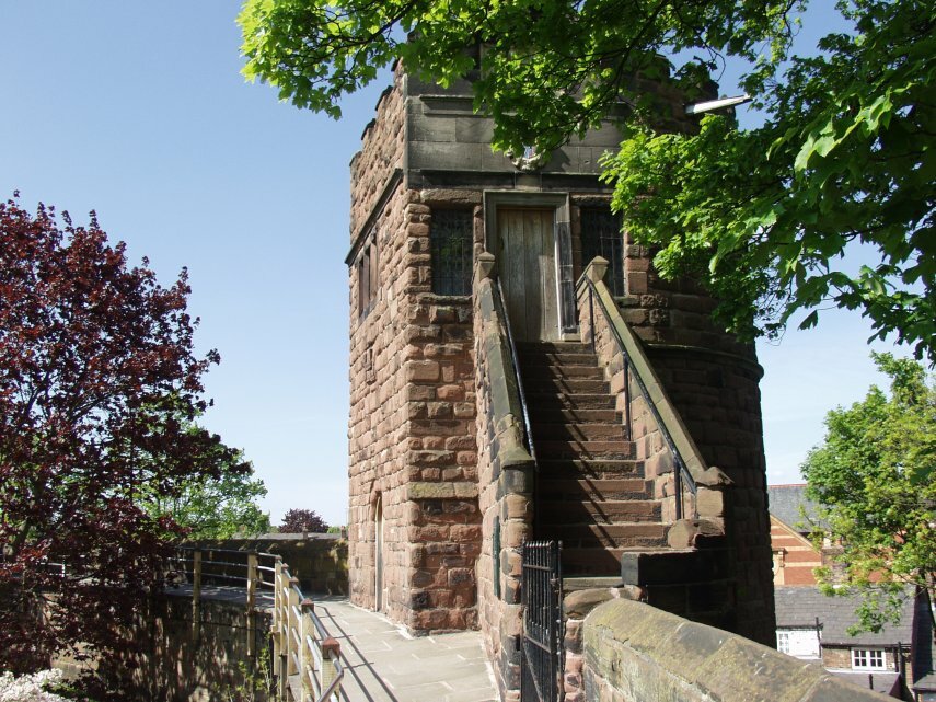 Chester City Walls, Chester, Cheshire, England