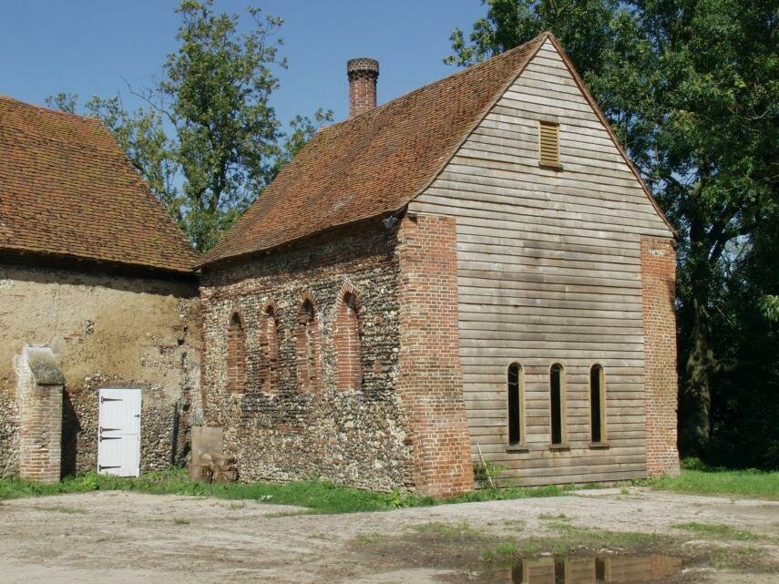 Part of the Cistercian Abbey, Coggeshall, Essex, England, Great Britain