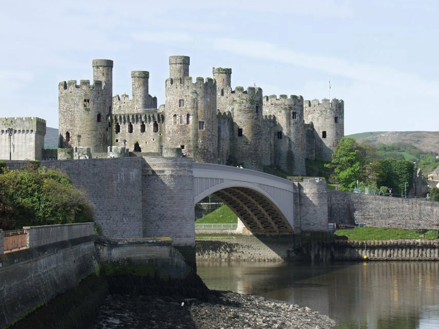 13th Century Conwy Castle, Gwynedd, Wales