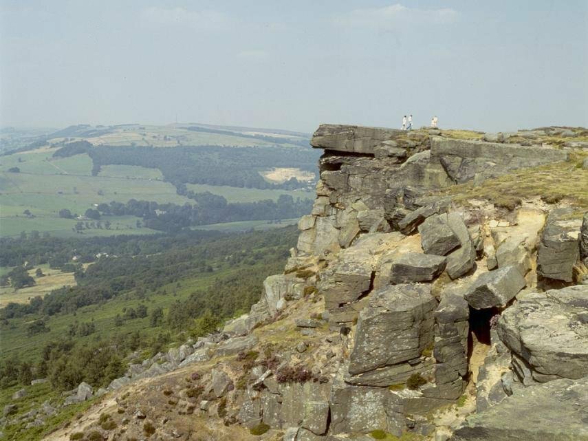 View of Curbar Edge, Peak District, Derbyshire, England - Countryside