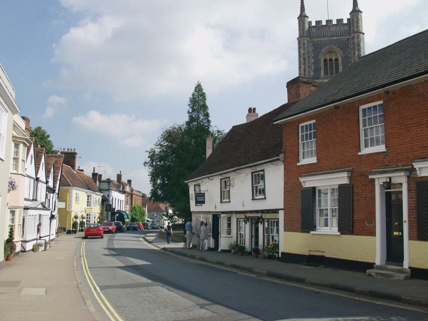 High Street, Dedham, Essex, England, Great Britain