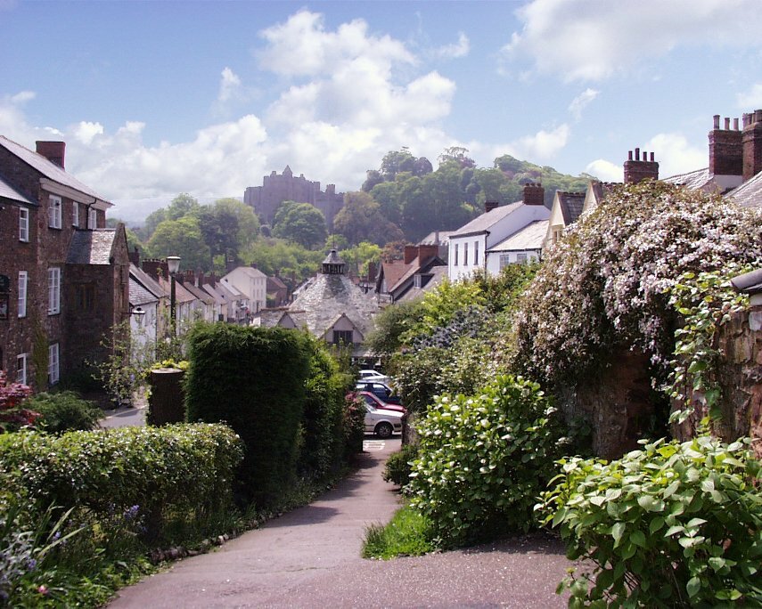 Village of Dunster, Somerset, England