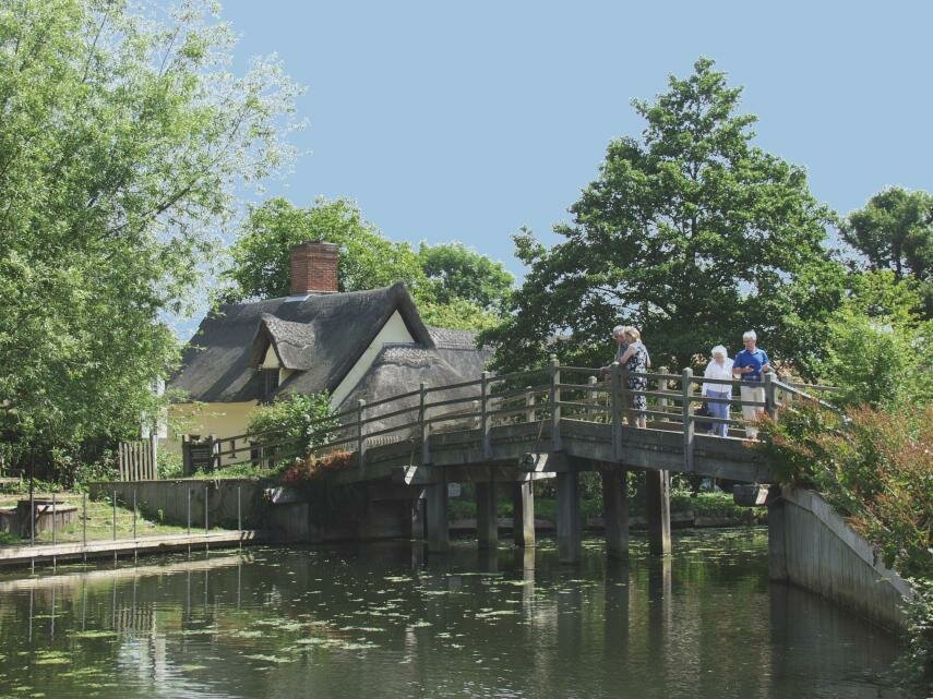 View of the River Stour, Flatford, Suffolk, England