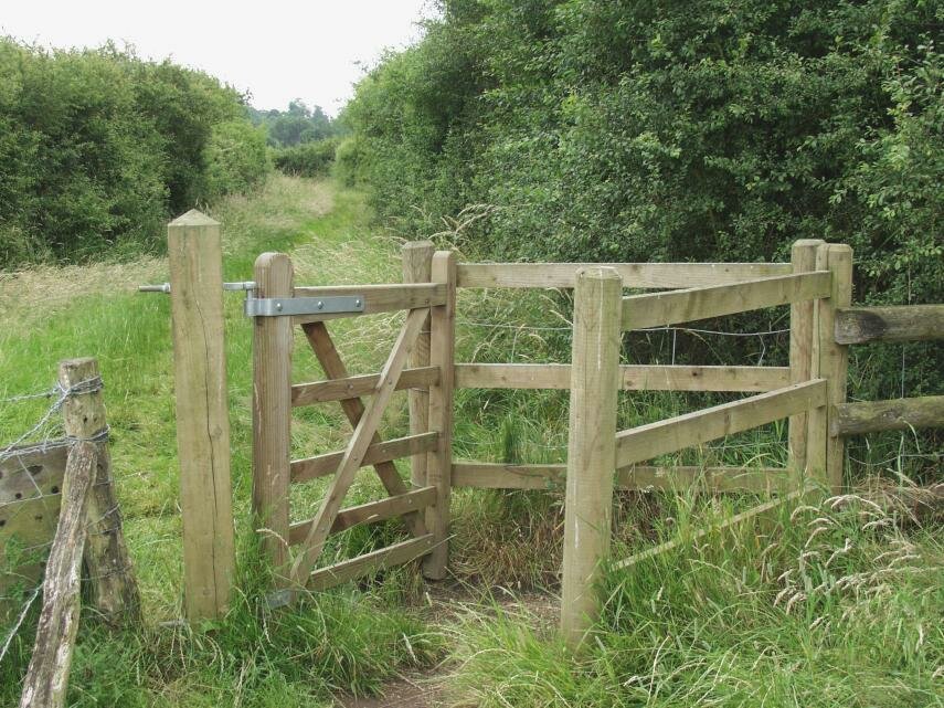 View of a Kissing Gate