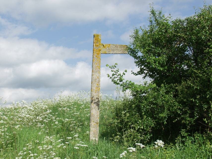 View of a Public Footpath Sign