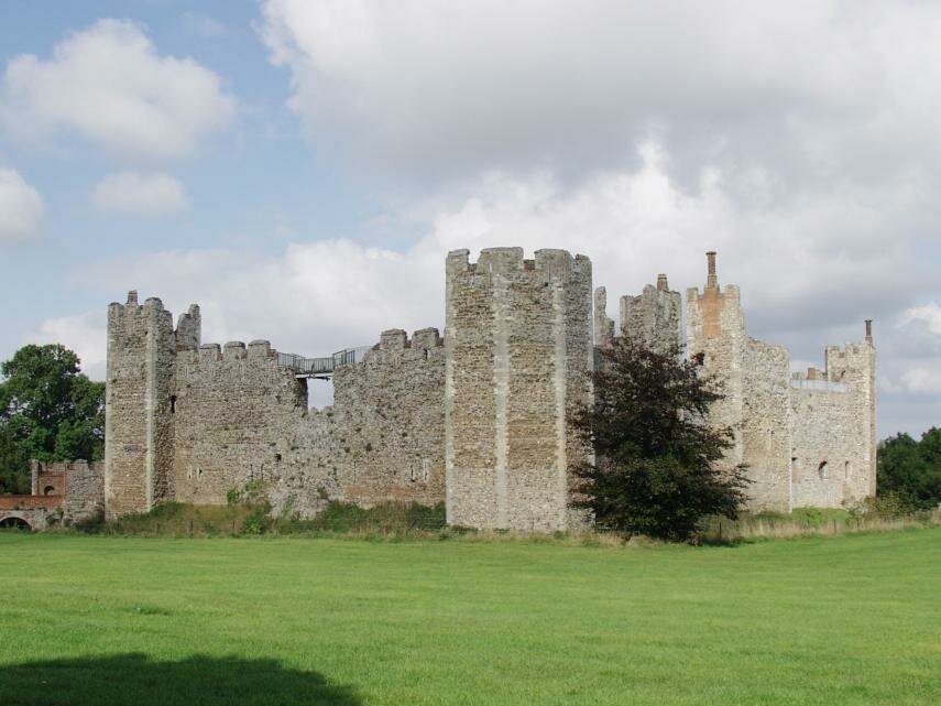 South East View, Framlingham Castle, Framlingham, Suffolk, England, Great Britain