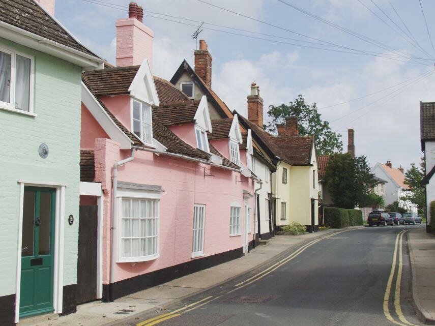 Castle Street, Framlingham, Suffolk, England, Great Britain