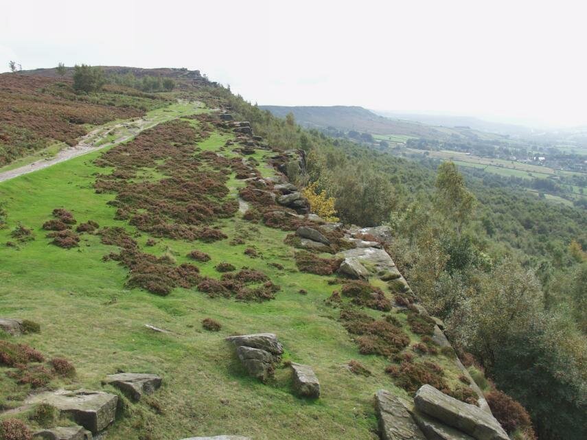 Froggatt Edge looking South, Derbyshire, England, Great Britain