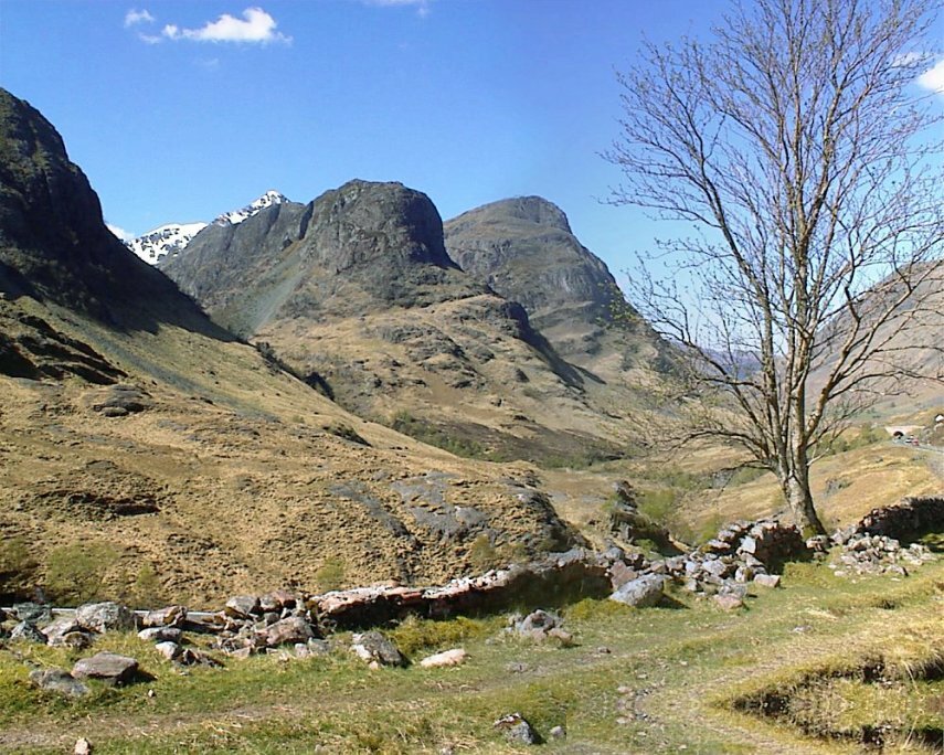 Photograph of the Three Sisters, Glencoe, Highlands, Scotland - Landscapes