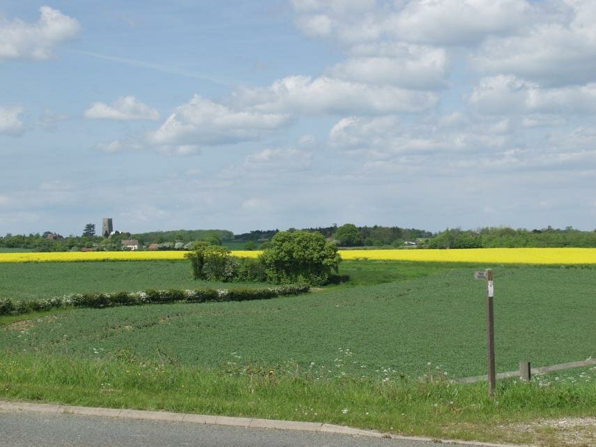 View of Hadleigh from Constitution Hill, Hadleigh, Suffolk, Great Britain