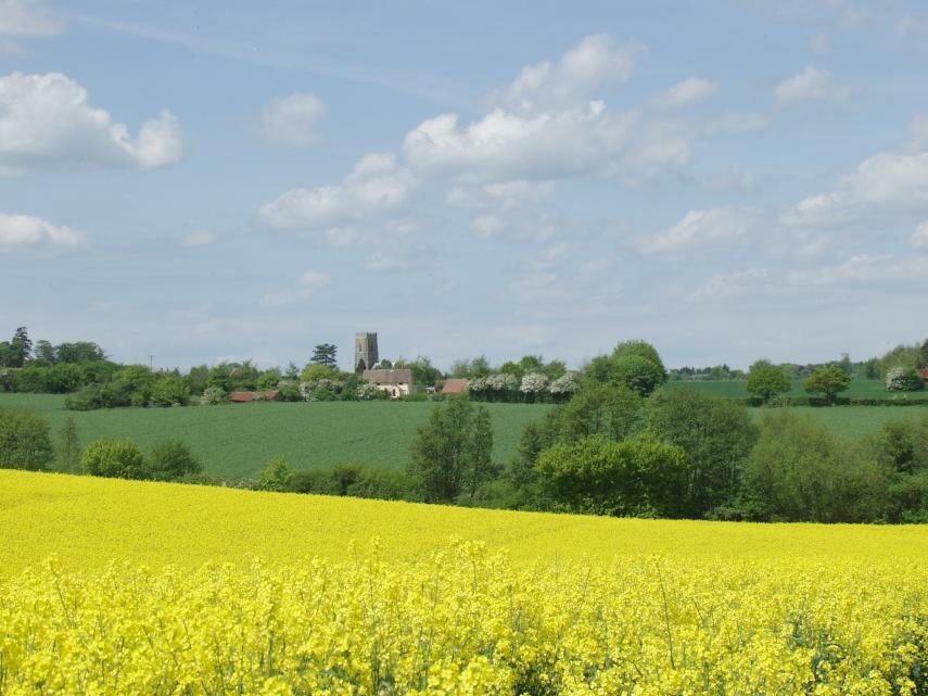 Photograph of a view near Kersey, Suffolk, England - Landscapes