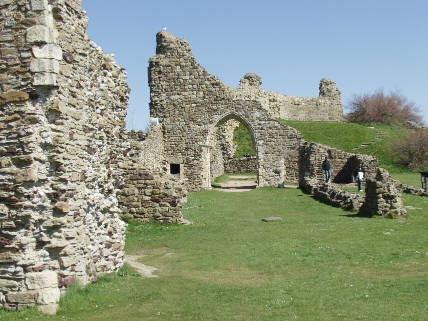 The Sally Port Tower, The Castle, Hastings, Sussex, England, Great Britain