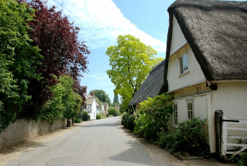 High Street, Hemingford Abbots, Huntingdonshire, England, Great Britain