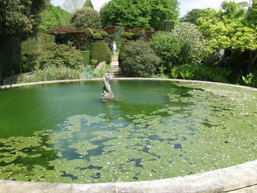 The Bathing Pool Garden, Hidcote Manor Gardens, Chipping Campden, Gloucestershire, England, Great Britain