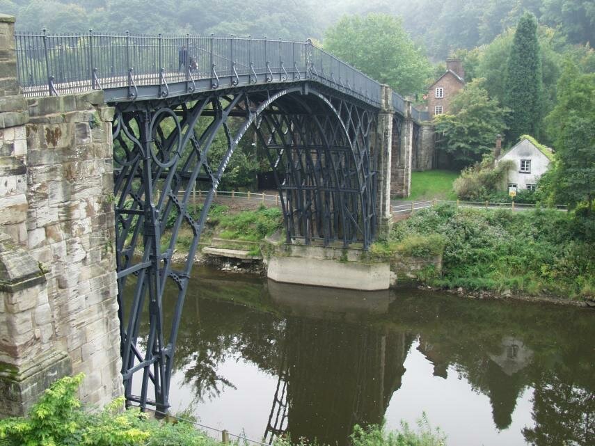 Photograph of the River Severn, Ironbridge, near Wenlock, Shropshire, England