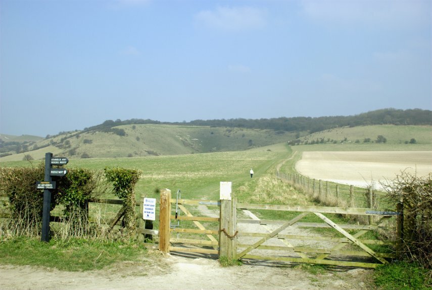 Photgraph of the Ridgeway, Ivinghoe Hills, Buckinghamshire 
