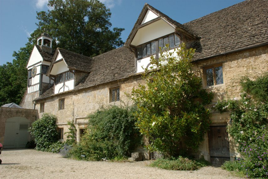 The Tudor Courtyard, Lacock Abbey, Lacock, Wiltshire, England, Great Britain