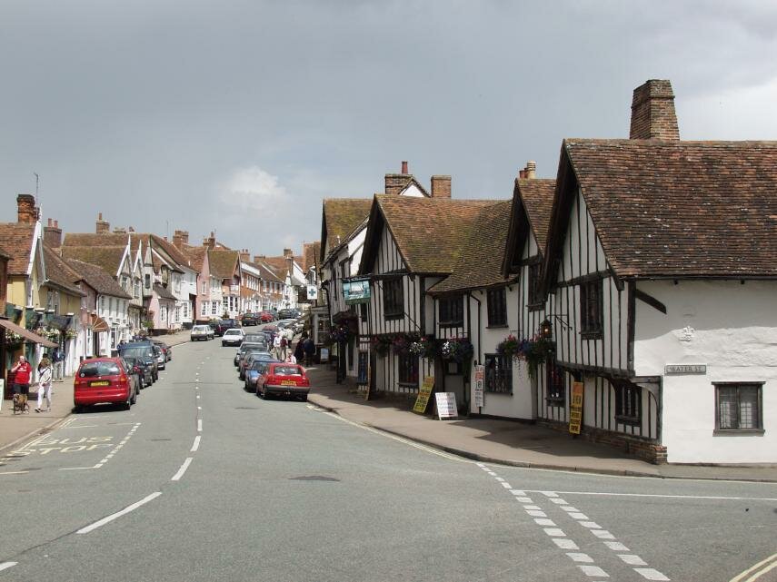 High Street, Lavenham, Suffolk, England