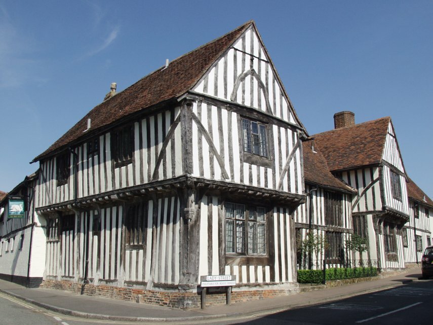 The Old Wool Hall, Lavenham, Suffolk, England, Great Britain