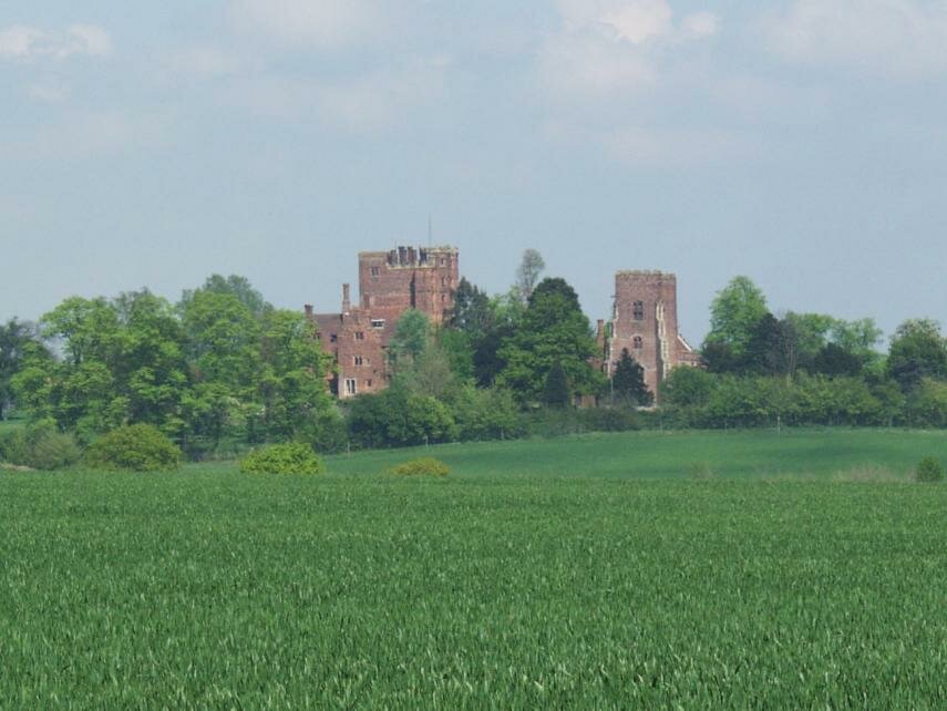 View of Layer Marney Tower, Layer Marney, Essex, England, Great Britain