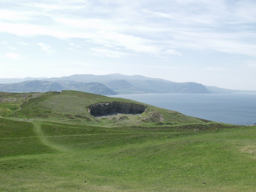 View from the Great Orme summit, Llandudno, Caernarfonshire, Wales, Great Britain