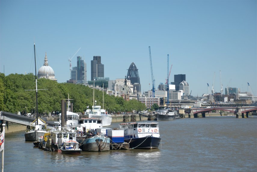 The River Thames, London, England, Great Britain