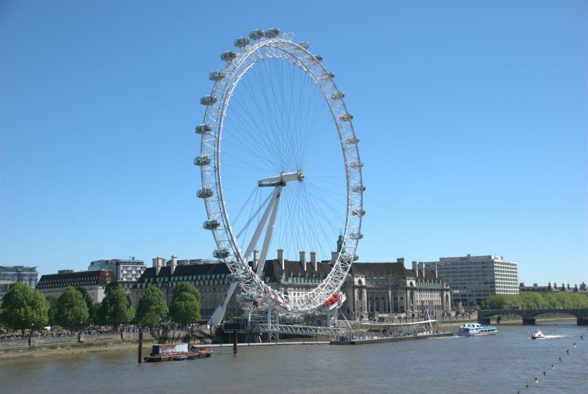 The London Eye, Westminster, London, England, Great Britain