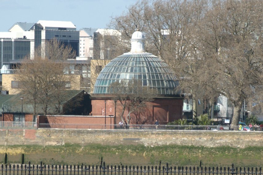 The Foot Tunnel Entrance, Greenwich, London, England, Great Britain