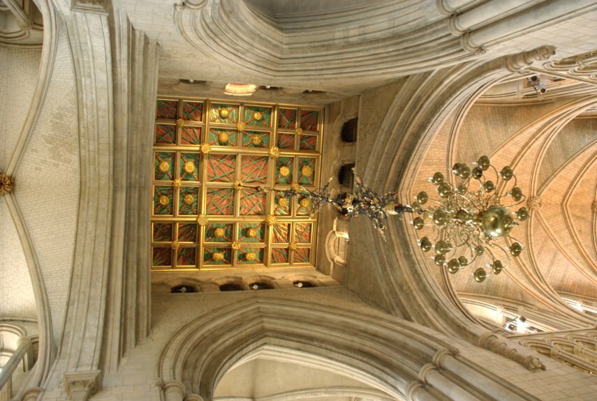The Tower Crossing, Southwark Cathedral, Southwark, London, England, Great Britain