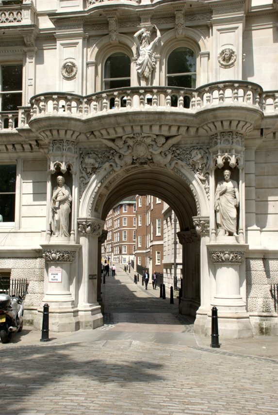 The Lower Entrance to Middle Temple, London, England, Great Britain