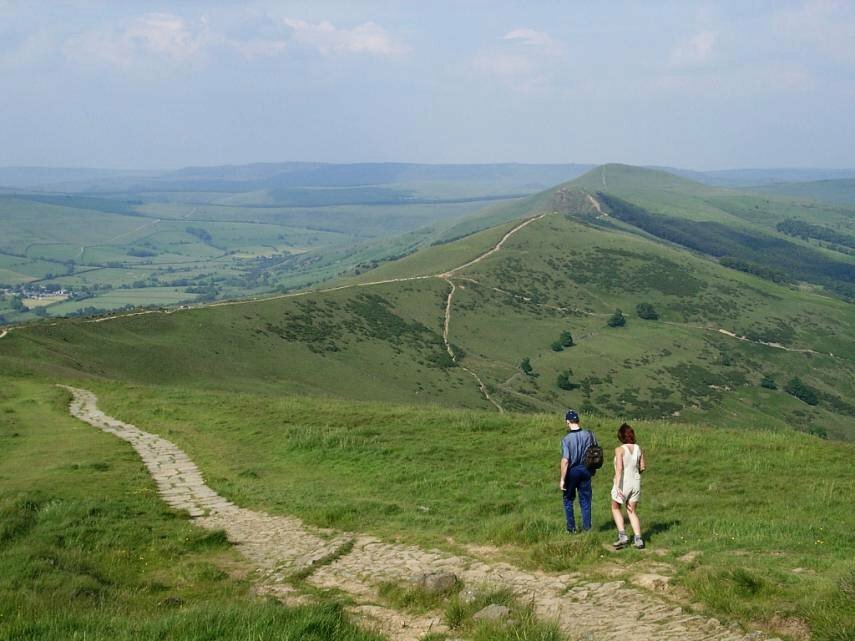 Photograph of Mam Tor, Castleton, Peak District, Derbyshire, England