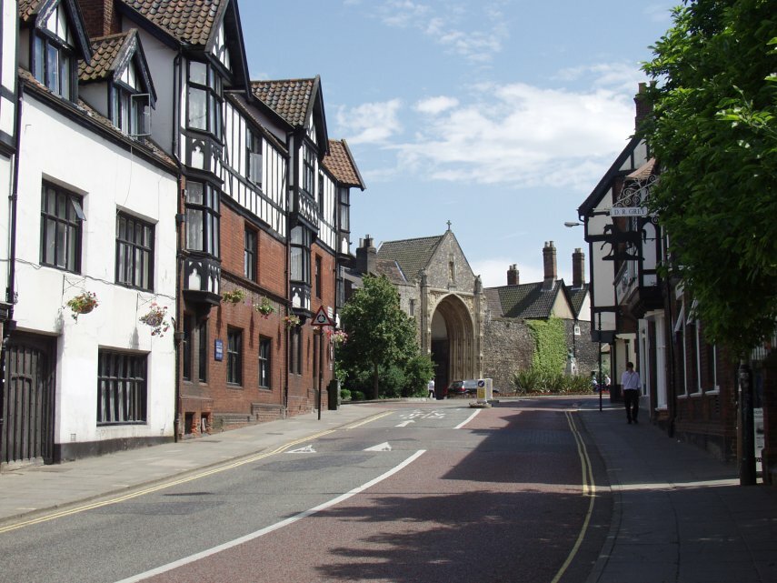 The Erpingham Gate, Norwich Catheral, Norwich, Norfolk, England, Great Britain