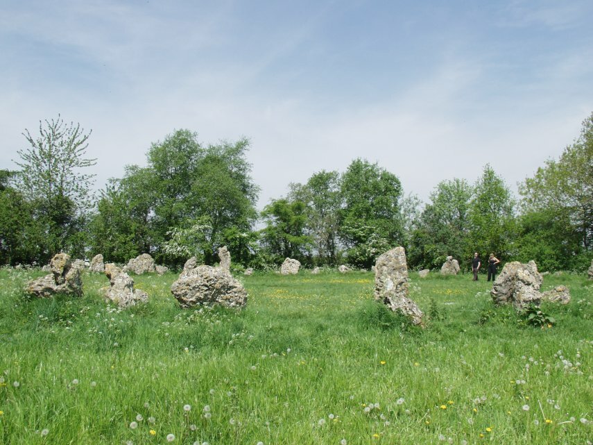 The Rollright Stones, Oxfordshire, England, Great Britain