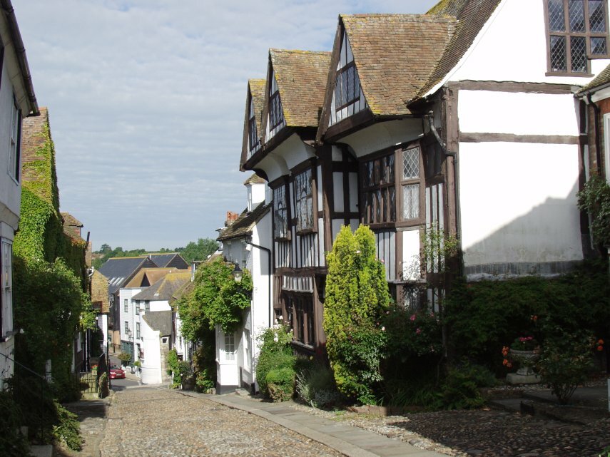 A Timber-Framed House in Mermaid Street, Rye, Sussex, England, Great Britain
