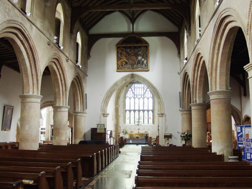 The Nave, St. Mary's Church, Rye, Sussex, England, Great Britain